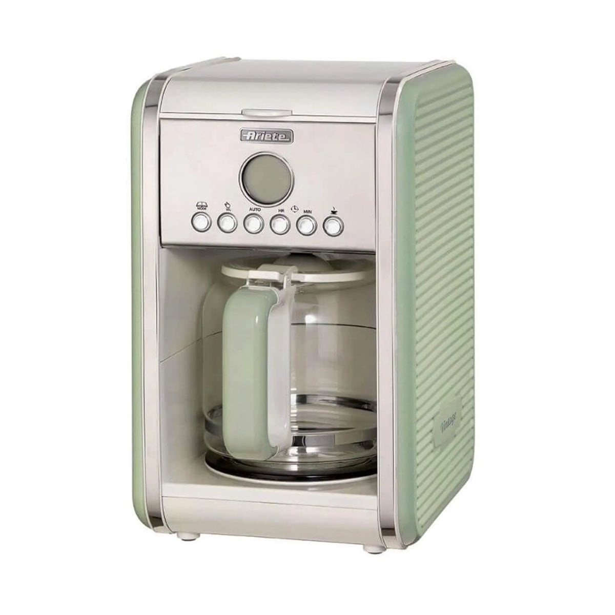 ARIETE Vintage Drip Coffee Maker - 12 Cup, Green