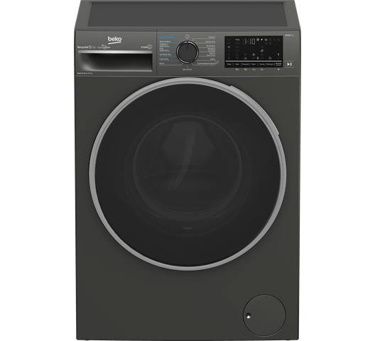 Beko BWD106 Front Load Washer Dryer, 10/6KG - Grey