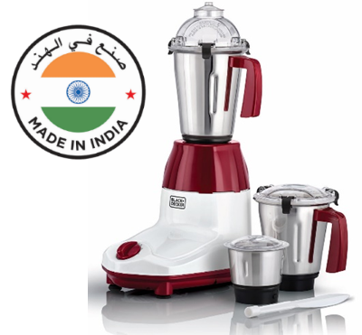 BLACK+DECKER MG750-B5 3 in 1 Mixer Grinder 750W