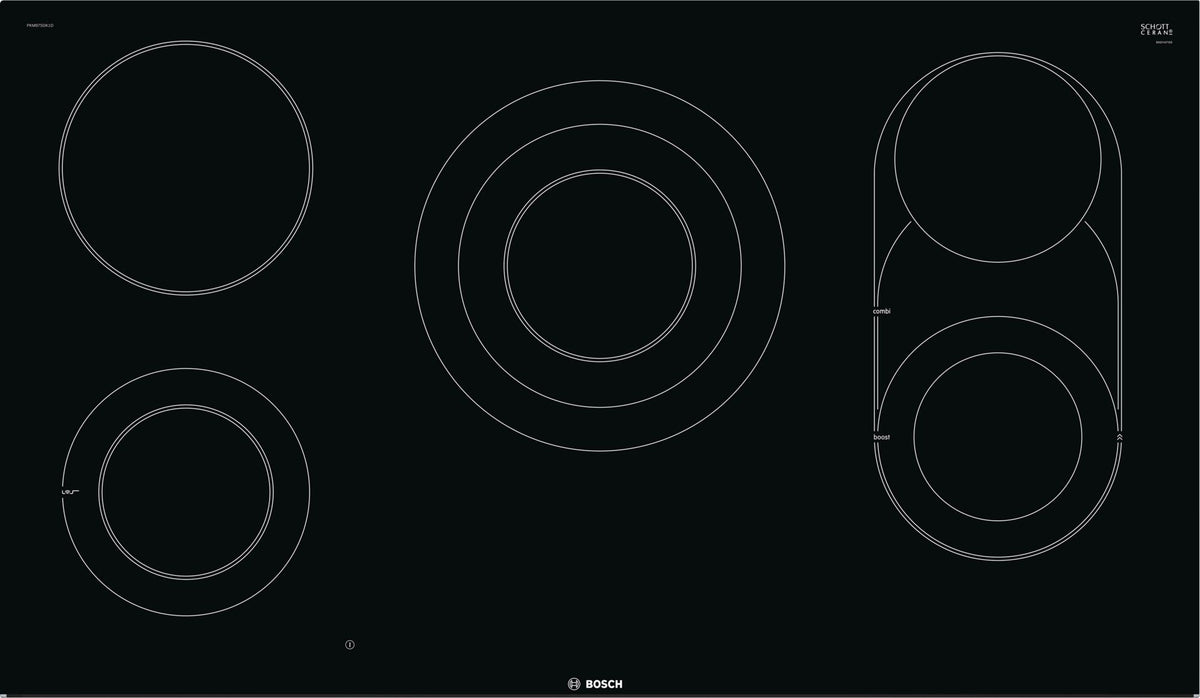Bosch PKM975DK1D 5 Electric Ceramic Black Hob - 90 CM