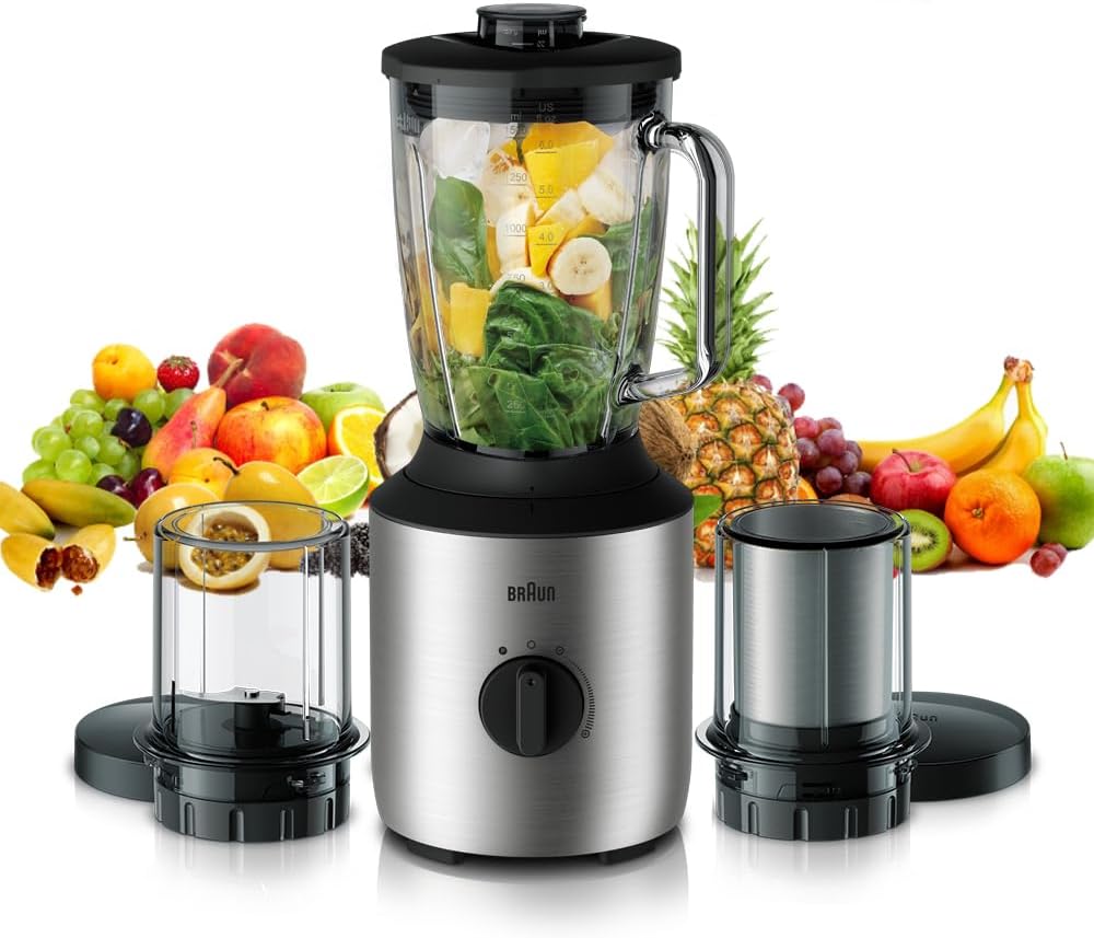 Braun JB3273SI Blender, Stainless Steel - 800W