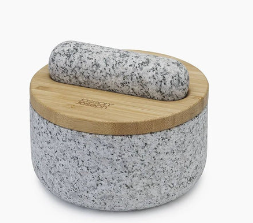 Joseph Joseph Dash Pestle & Mortar w/Bamboo Lid