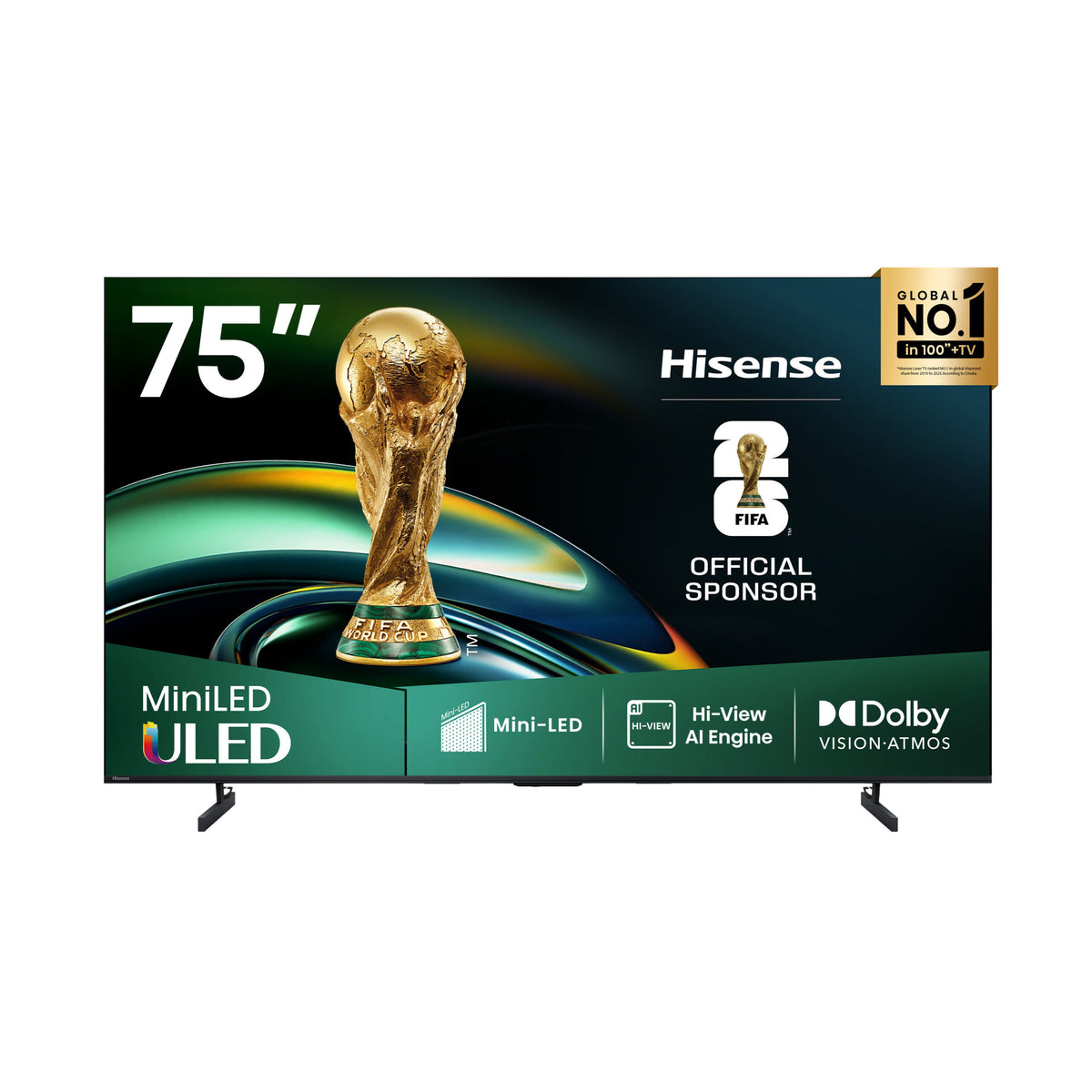 Hisense 75" 75U6N PRO MINILED ULED SMART TV - 4K