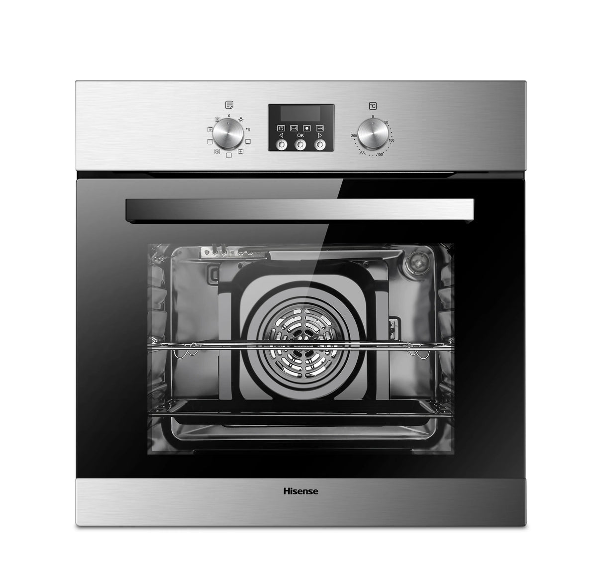 Hisense HBO60103 Built In Oven 60cm 8 Funtions, 61L - Stainless Steel