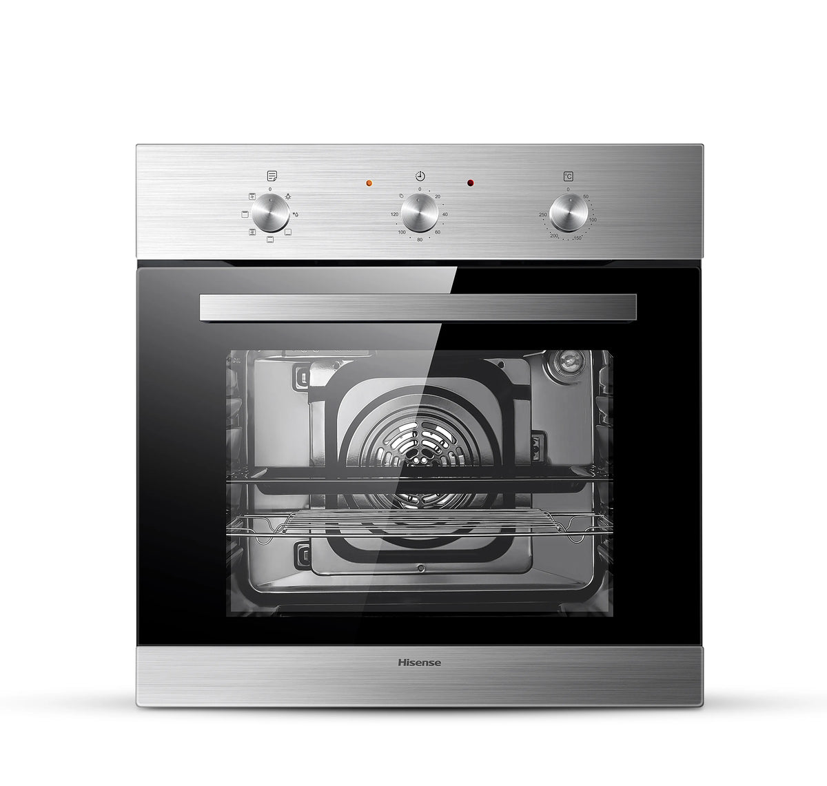 Hisense HBO60203 Built In Oven 60cm 6 Funtions, 61L - Stainless Steel
