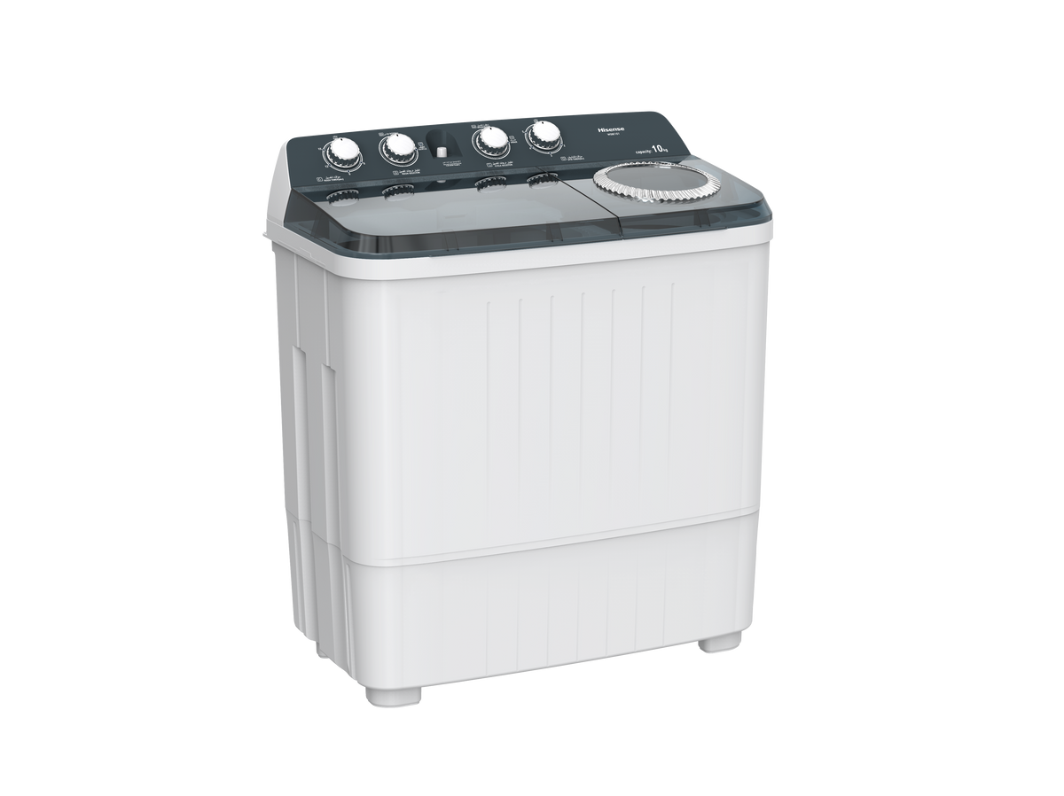 Hisense WSBE101 Twin Tub Washing Machine 10KG - White