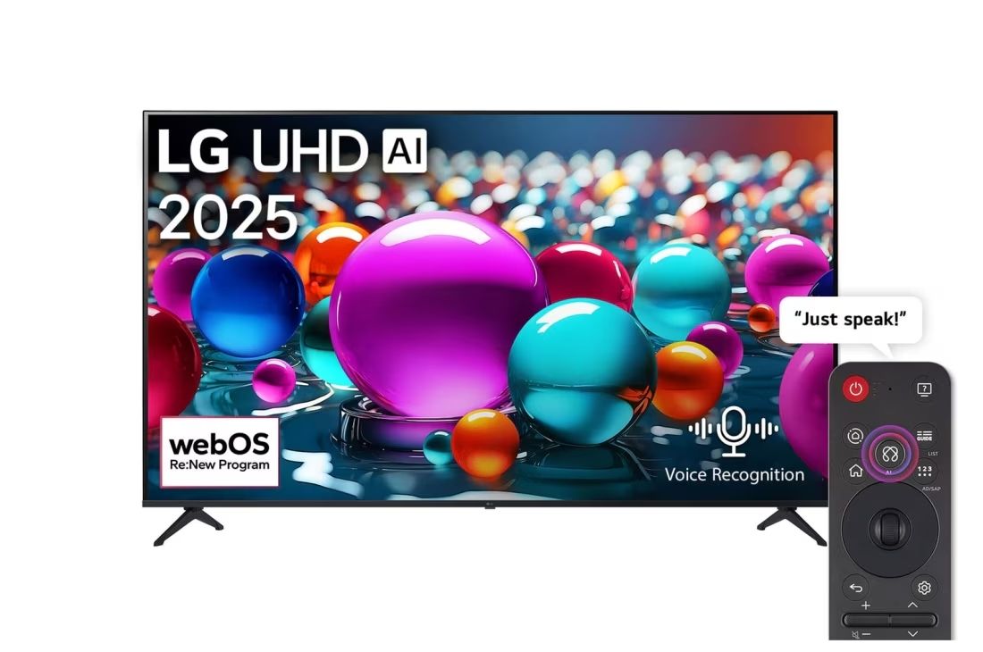 LG 55" LED UHD TV 55UA85006LA - MAGIC REMOTE, 4K, SMART, HDR10, a7 AI PROCESSOR GEN8, WEBOS25