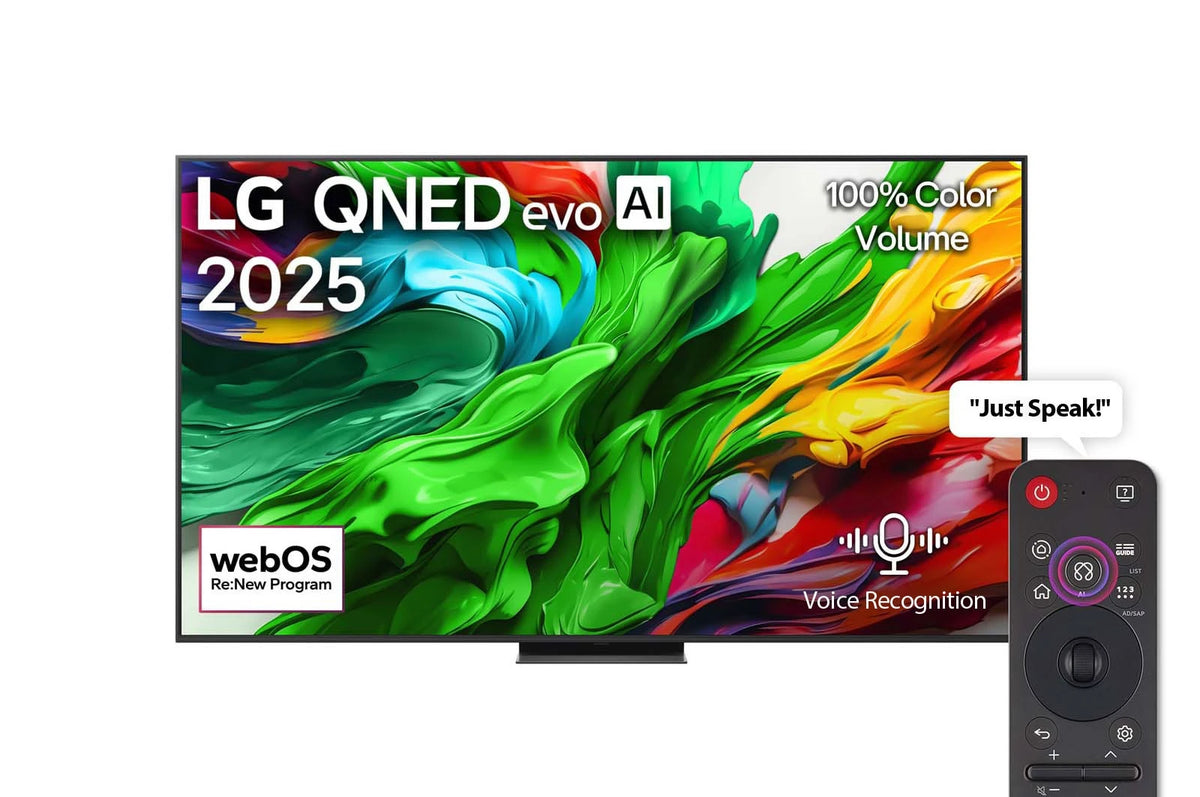 LG 86” 86QNED86A6A QNED 4K TV Dolby Vision, Magic remote, Smart, HDR10, a8 AI Processor Gen2, webOS25