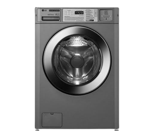 LG FH0C7FD3MS Commercial Washing Machine, Front Load, 15KG, Silver - WIFI Stack