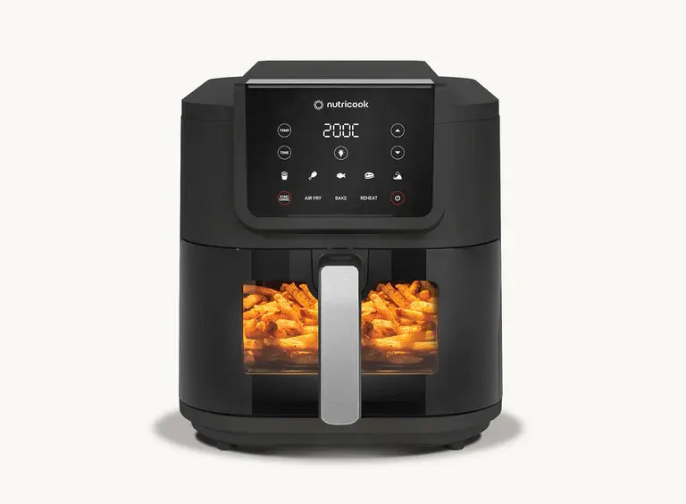 Nutricook NC-AFS200 Air Fryer, Slim Black Extra Large - 7.6L