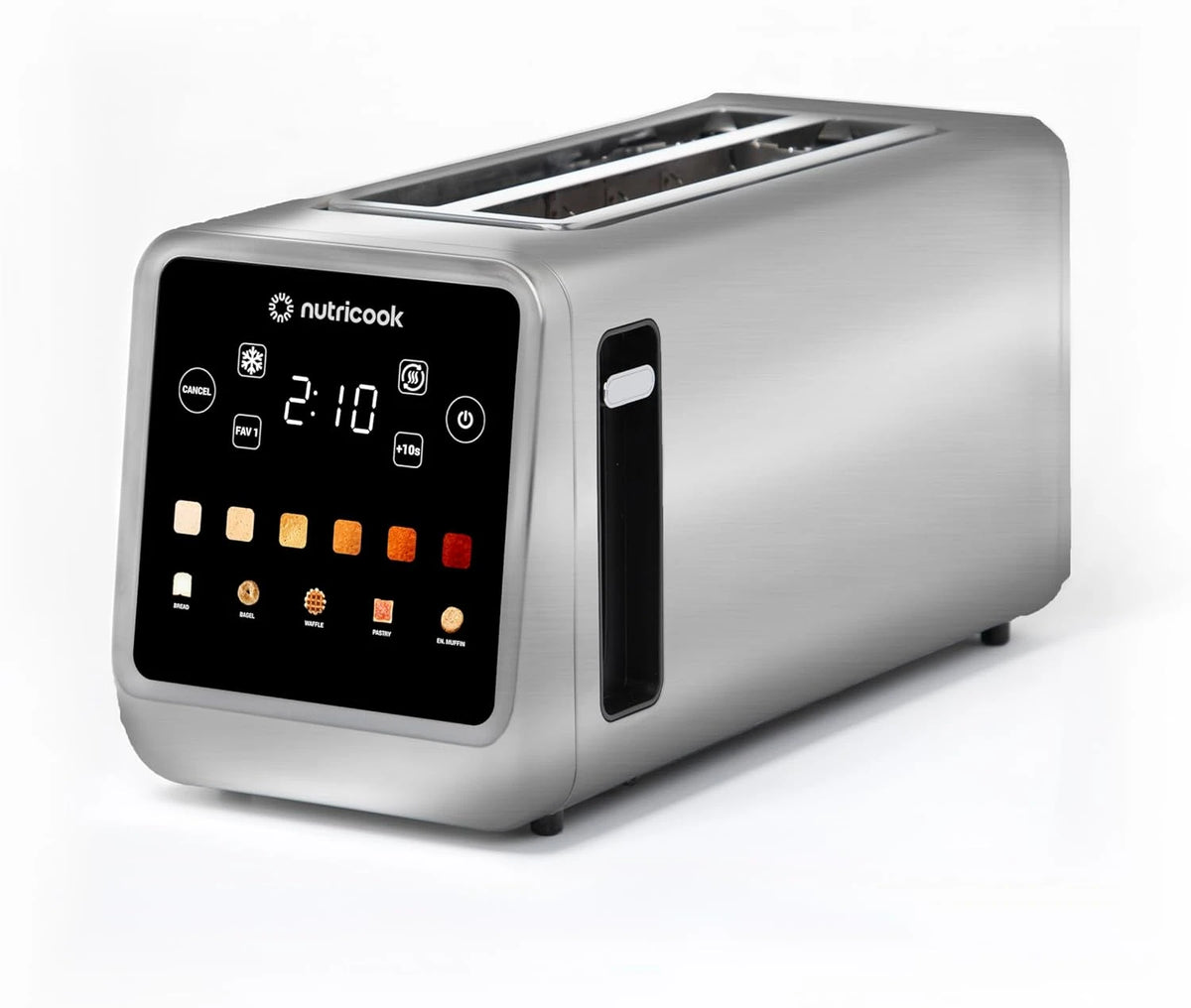 Nutricook NC-TS401 Digital Toaster 4-Slice - Silver