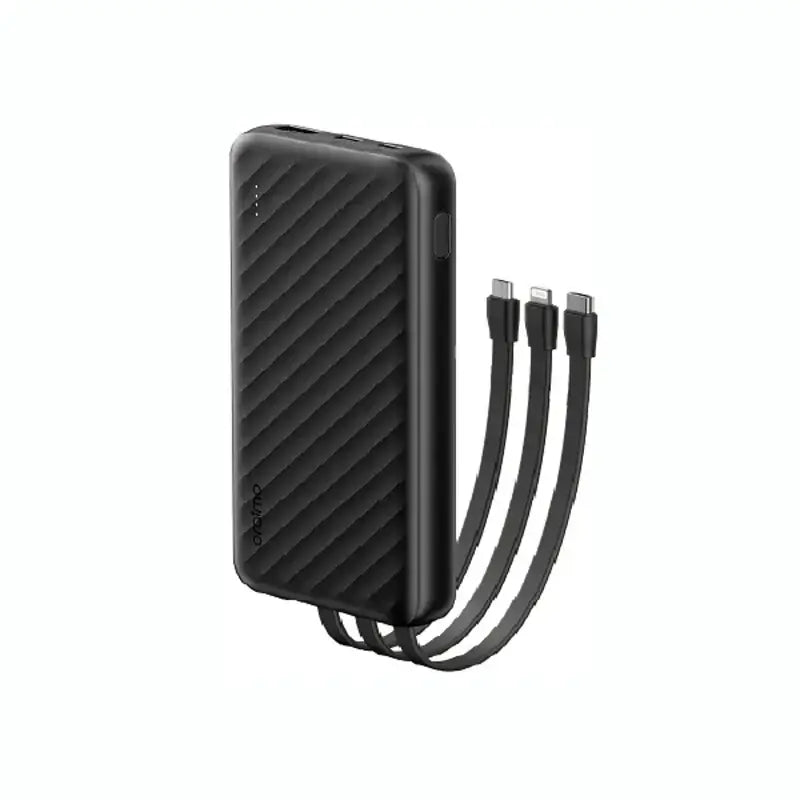 Oraimo OBP-5101 Power Bank, Slice Link - 10,000mAh 12W + In Built Cables