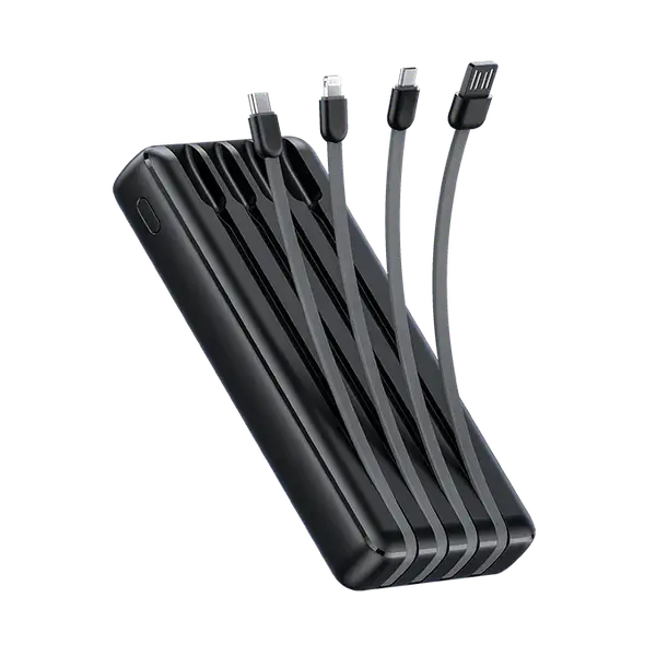 Oraimo OPB-5201 Power Bank Slice Link – 20,000mAH 20W + 4 Built In Cables
