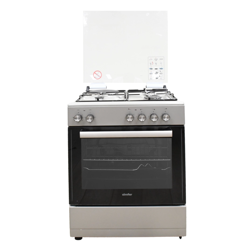 Simfer Cooker 3 Gas + 1 Electric F6311SEGR - Silver
