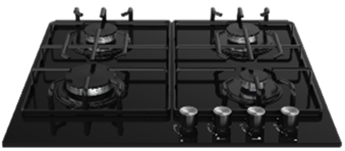 Simfer H6401EGSSP 4 Gas Hob - 60CM