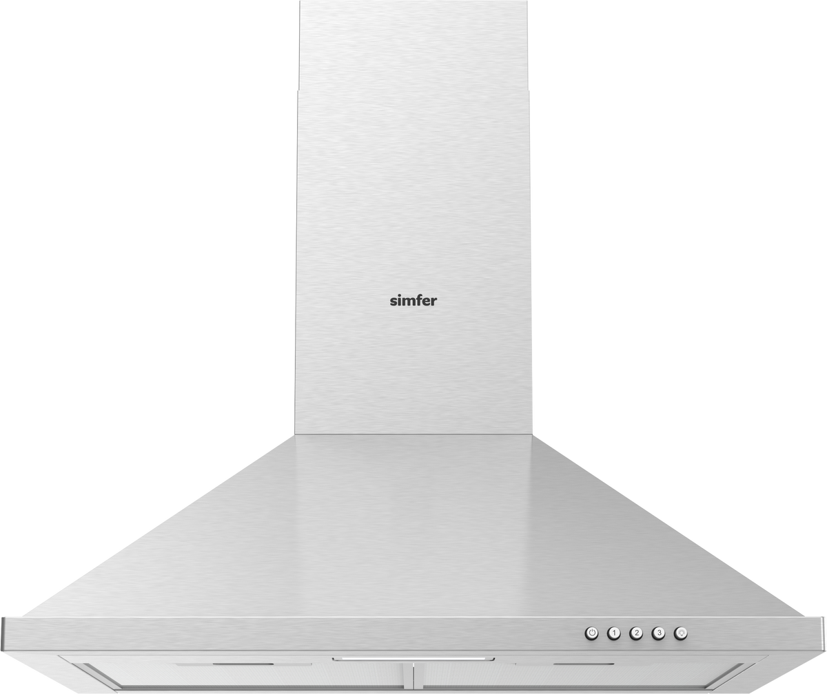 Simfer SM8662 Chimney Hood, 60CM - Silver
