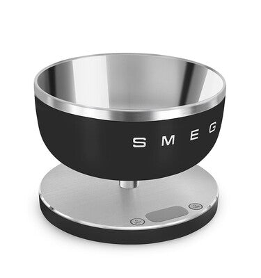 SMEG KSC01BLMWW Digital Kitchen Scale, 5KG Matt Black