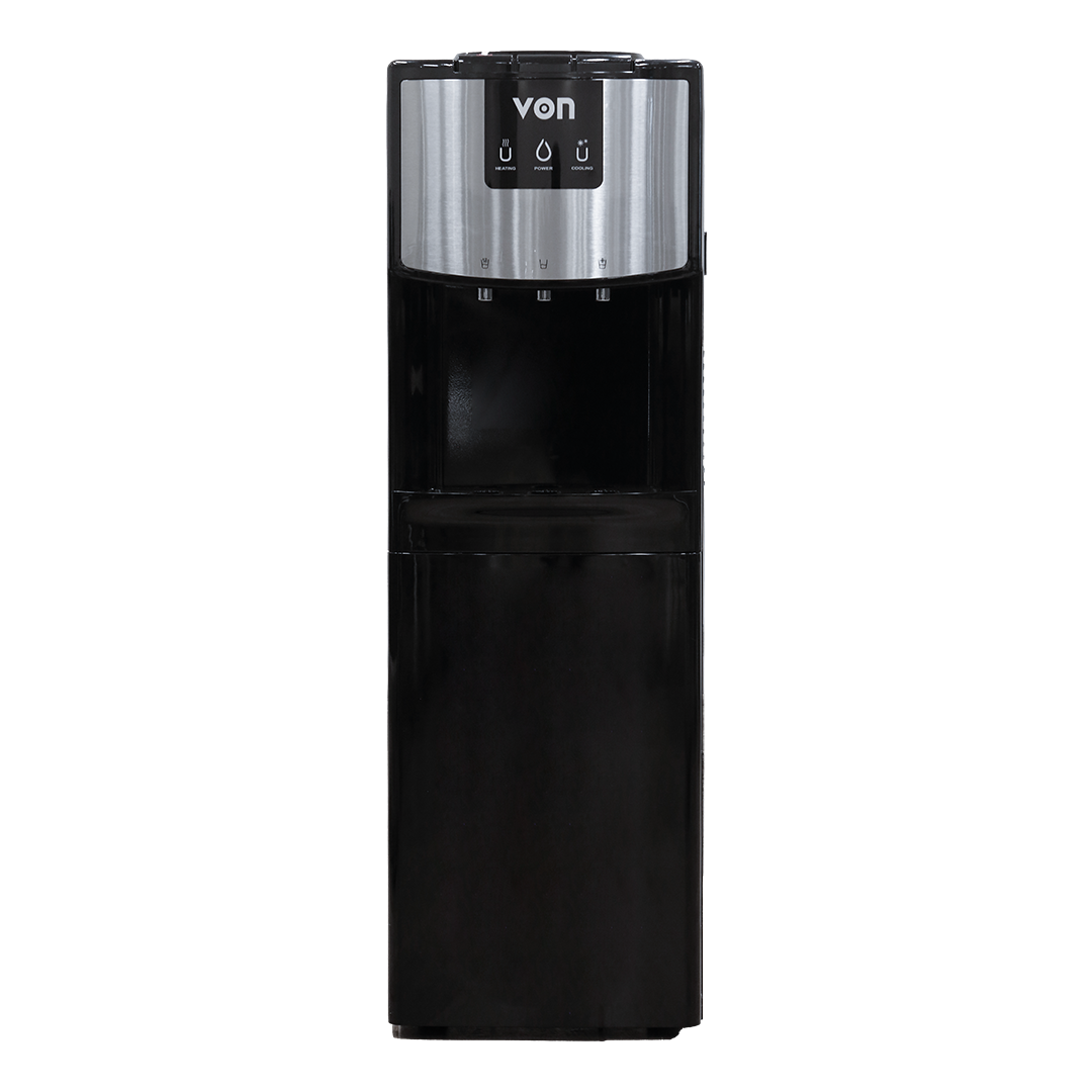 VON VADL2311K Compressor Cooling Storage Cabinet Water Dispenser