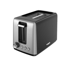 Von VBT207CDK Toaster 2 Slice 700W - Black