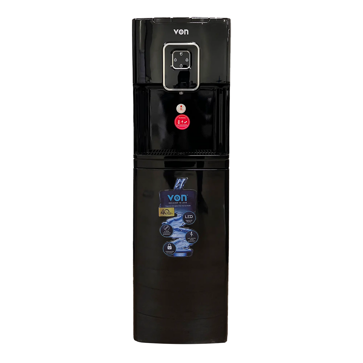 VON VDC-301CLK Compressor Cooling Bottom Loading Water Dispenser