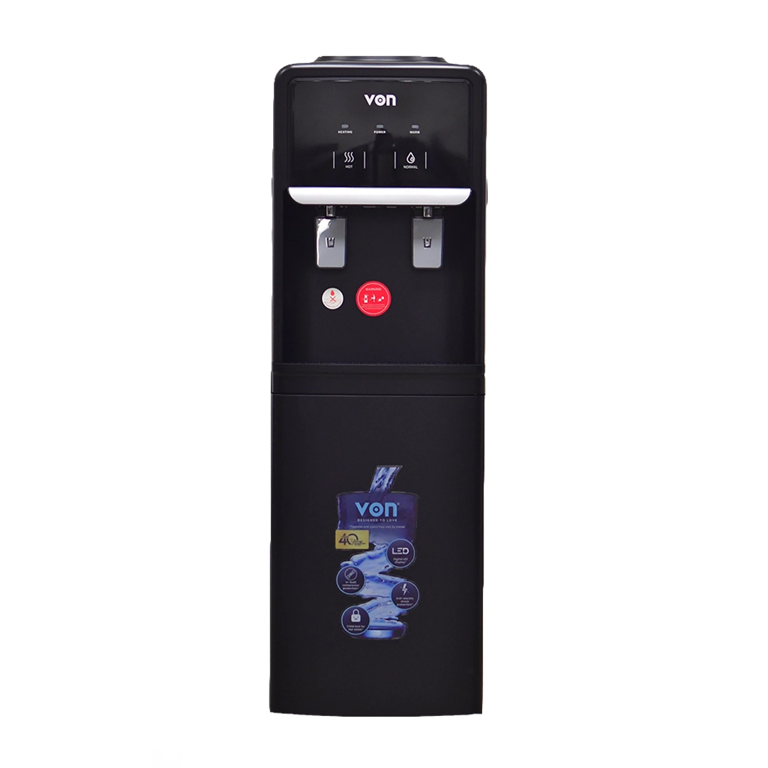 VON VDN-212CLK Hot and Normal Storage Cabinet Water Dispenser