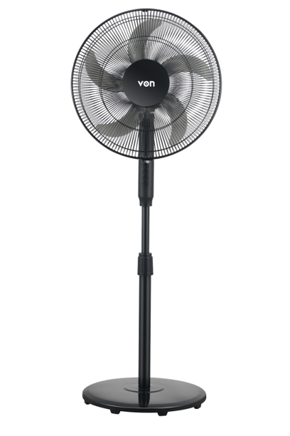 VON VFS-16406-MMK 16" Stand Fan - Black