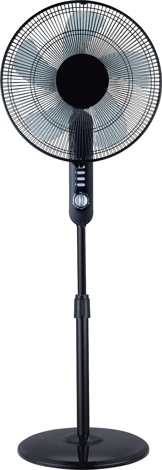 VON VFS-16506-MMK 16" Stand Fan - Black