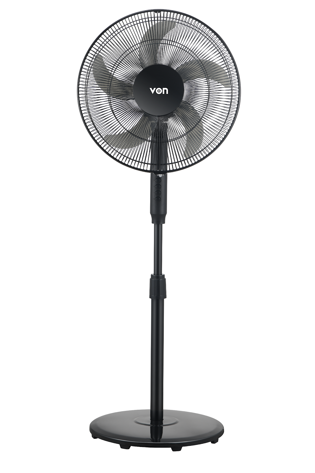 VON VFS-16556-DMK 16" Stand Fan - Black