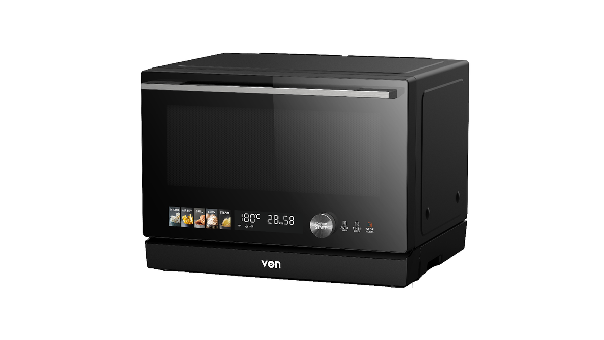VON VMC-236DMK Digital Convection Microwave Oven - 23L Black