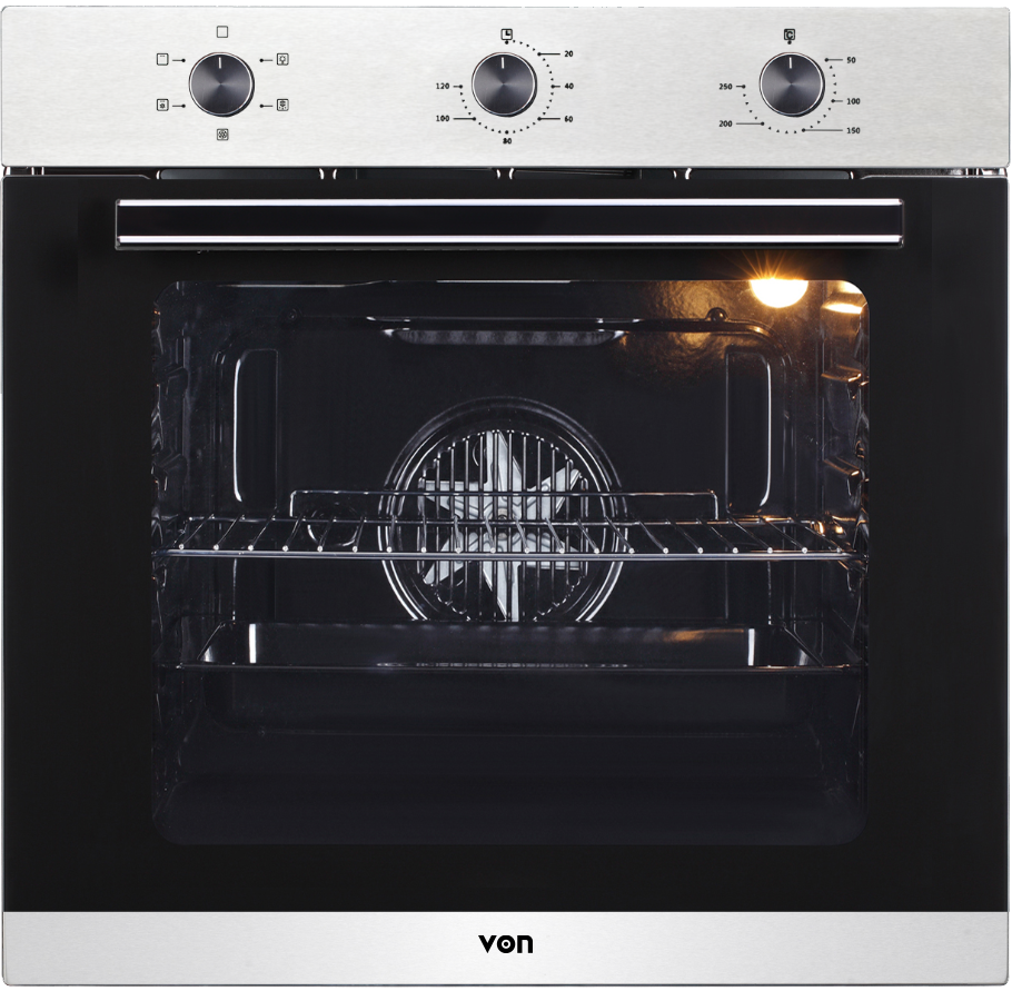 VON VOVM7505FCX Built Oven 5 Functions 60CM - Stainless Steel