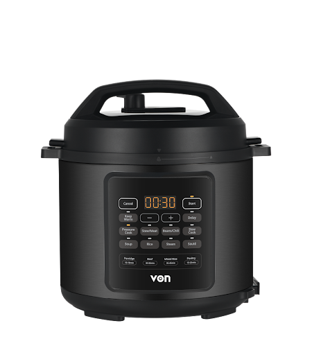 VON VPC613XMK Pressure Cooker 6L, 1000W - Stainless Steel Inner POT