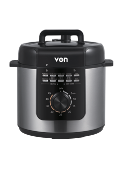 Von VPC626MMX Pressure Cooker 6L 1000W - Stainless Steel
