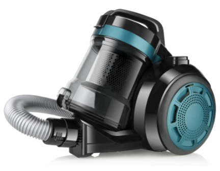 Von VVC-1220-HCK Dry Bagless Vacuum Cleaner, 2.0L - Black
