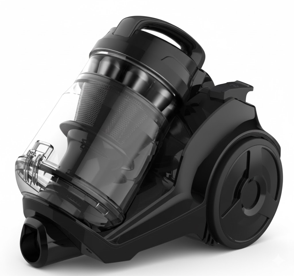 Von VVC-1635-HCX Dry Bagless Vacuum Cleaner, 3.5L - Black