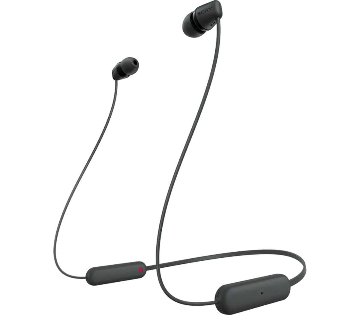 SONY BLUETOOTH EARPHONES IN-EAR WI-C100 BLACK
