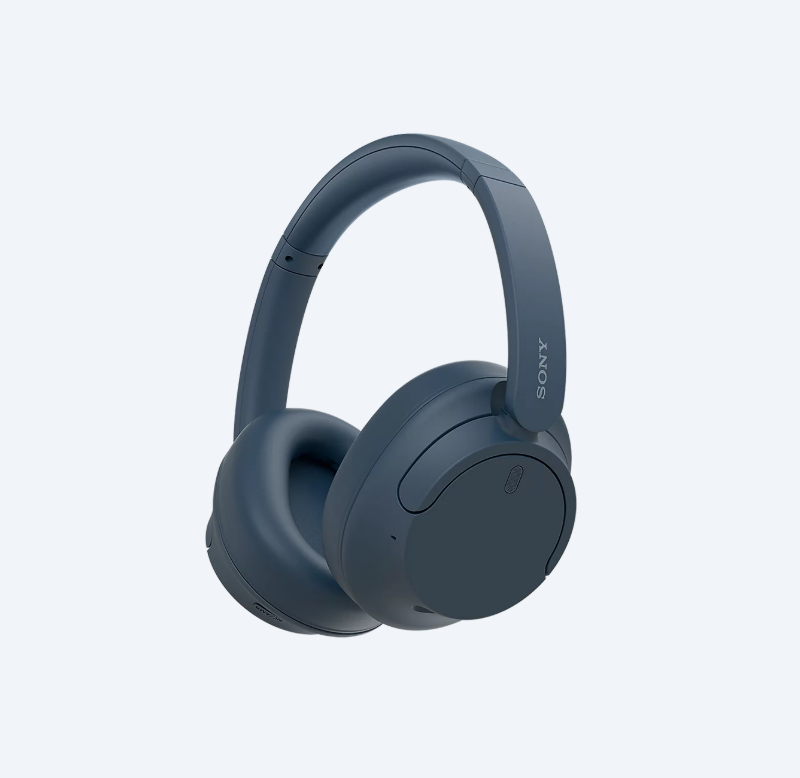 SONY NOISE CANCELLING HEADPHONES BLUETOOTH 35H BATTERY WH-CH720 BLUE
