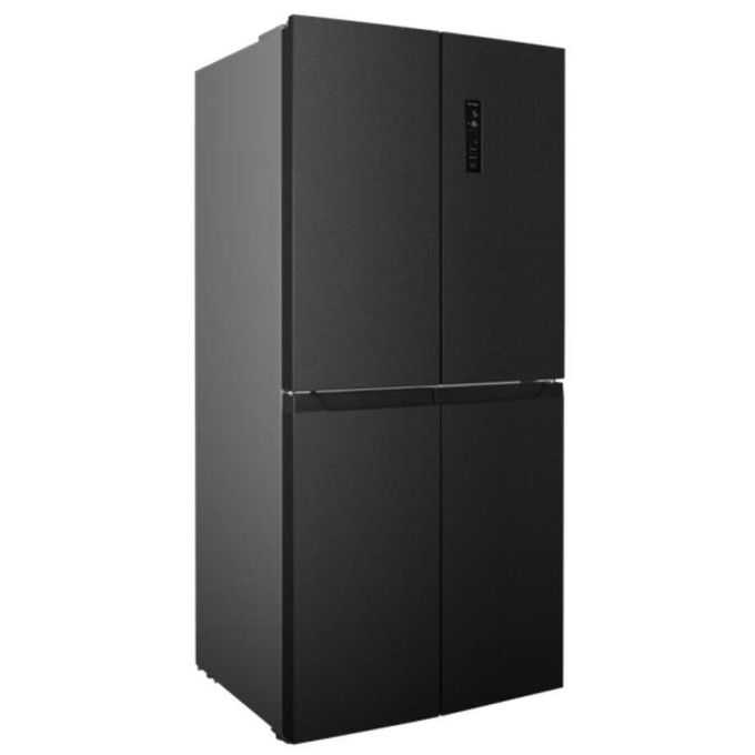 BRUHM 600LT SIDE-BY-SIDE 4-DOOR REFIGERATOR MATTE BLACK BFQ-592EN