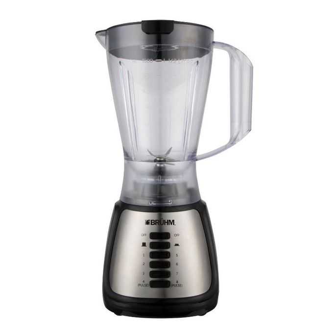 BRUHM 1.5L capacity jar Blender, 500W full copper motor, 8 speeds control with pulse, BBP-15500PPB