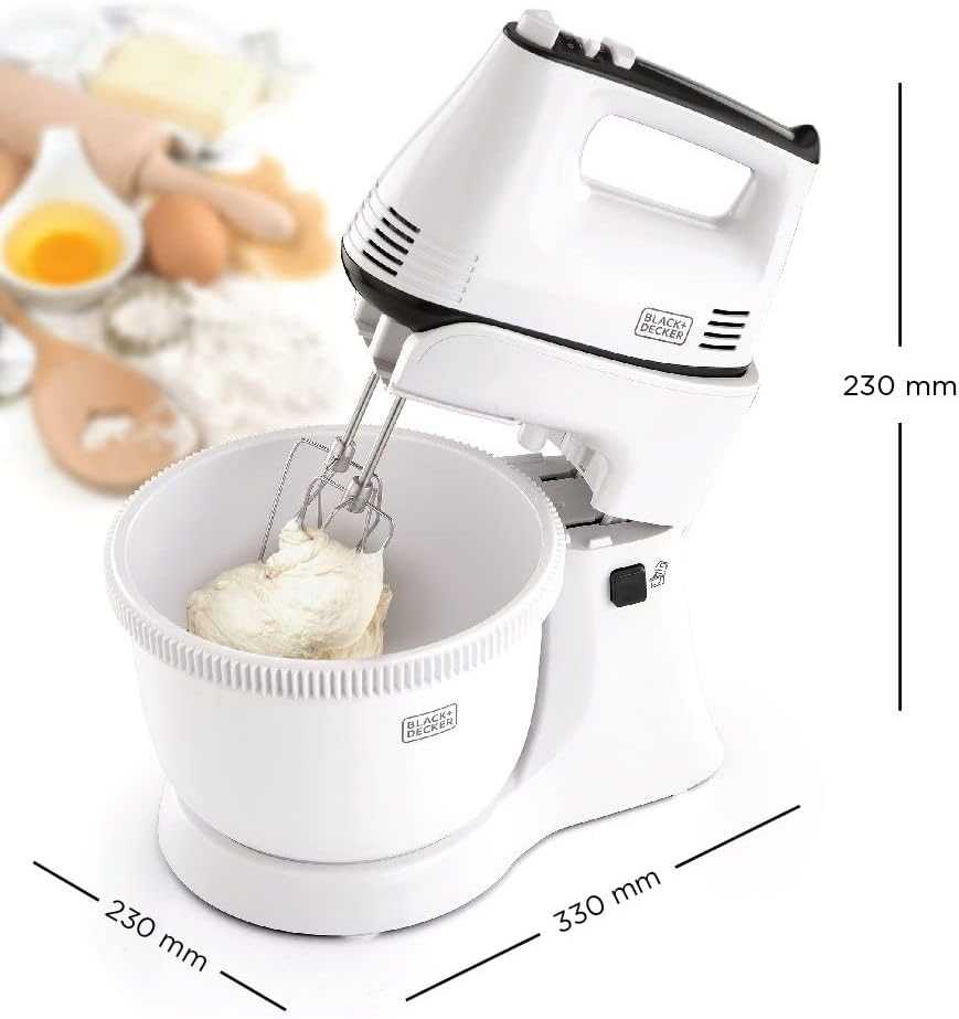 B&D STAND MIXER WITH BOWL M700-B5 300W, WHITE