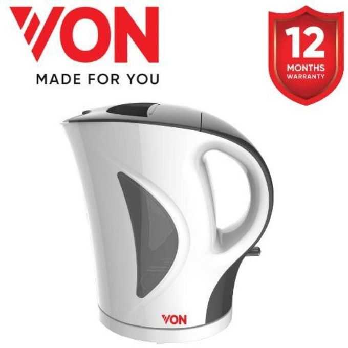 VON KETTLE VSKL17BNK 1.7L BLACK & WHITE 1850-