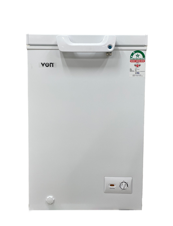 VON CHEST FREEZER VAFC10DHW 98L WHITE