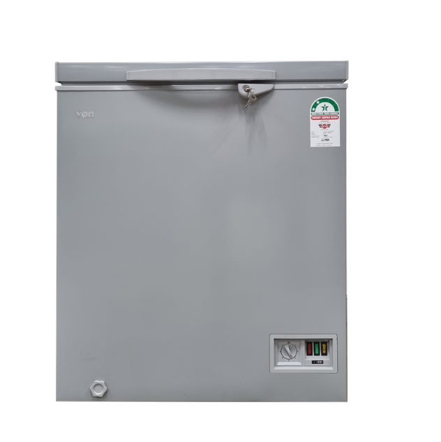VON CHEST FREEZER VAFC15DKG/DHG 147L GREY