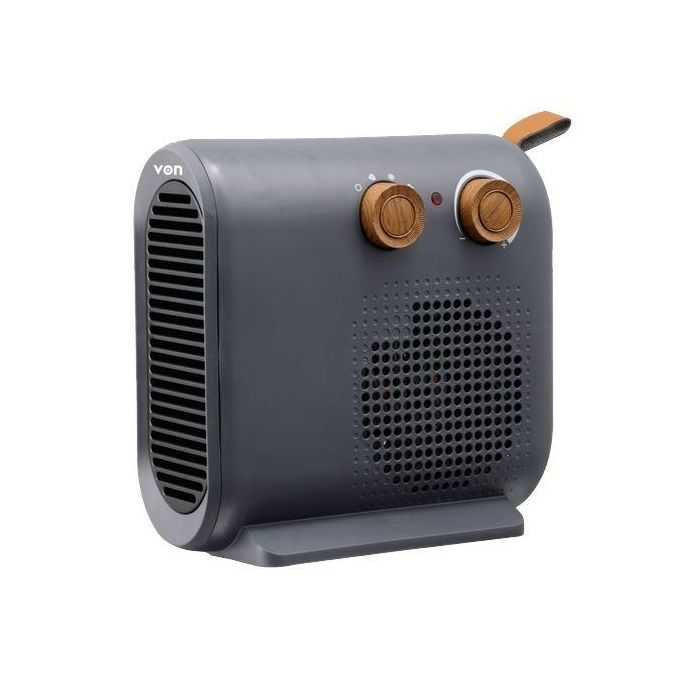 VON 2000W FAN HEATER VHF202MLK, BLACK