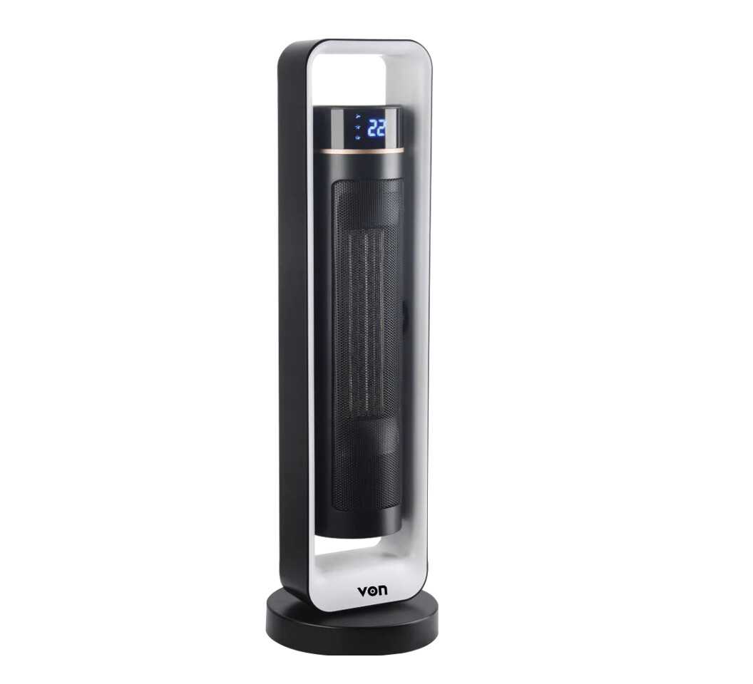 VON 2200W TOWER HEATER VHT223DYAK, BLACK