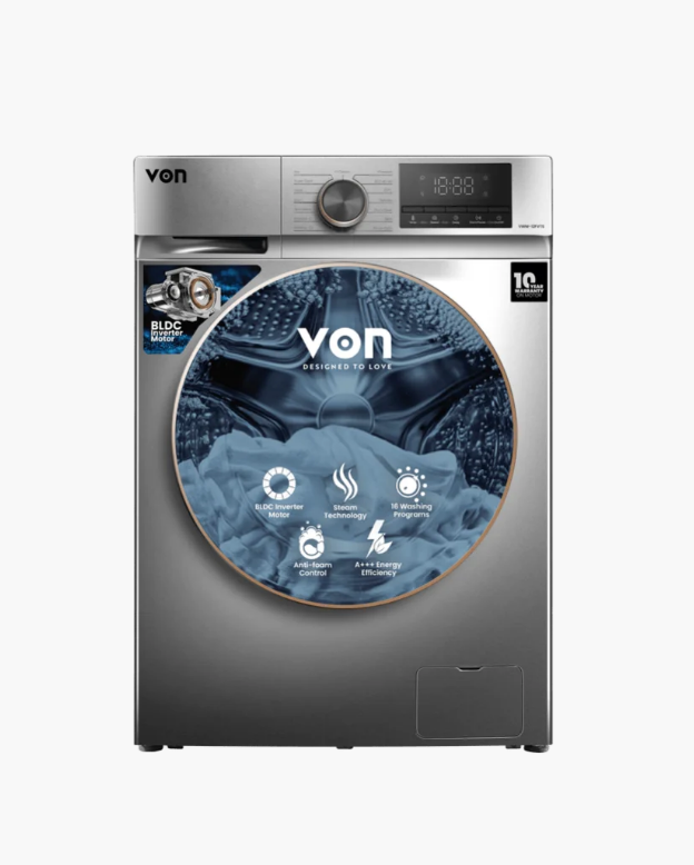 VON WM FL VWM-12FVTS 12KG INVERTER SILVER