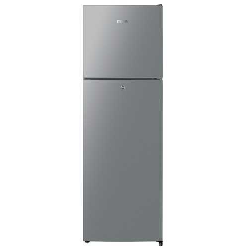 MIKA REFRIGERATOR, 255L, 2 Door Top Mount Freezer No Frost (Frost Free), Dark Silver MRNF255DS(MRNF265DS)