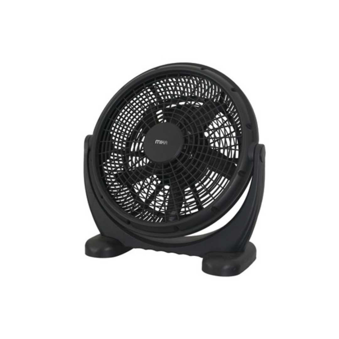 MIKA Box Fan, 16", Turbo, Black MFB1610BL(MFB1610/BL)