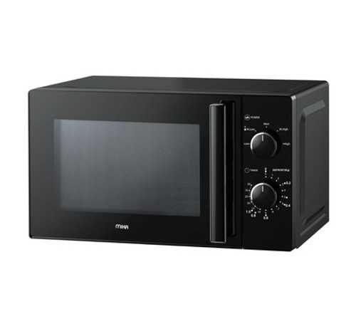 MIKA Microwave Oven, 20L, MMWMSKH2012B(MMW2013/BL) Manual, Solo, Black