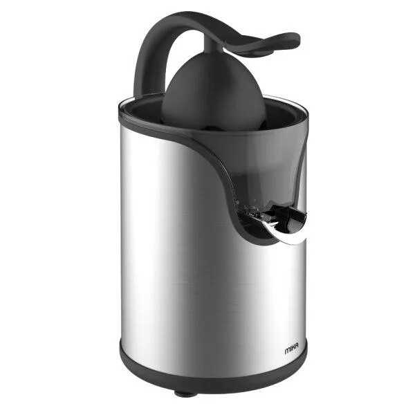MIKA  Citrus Juicer, Plastic Handle Press, 100W, Stainless Steel  MJC101X