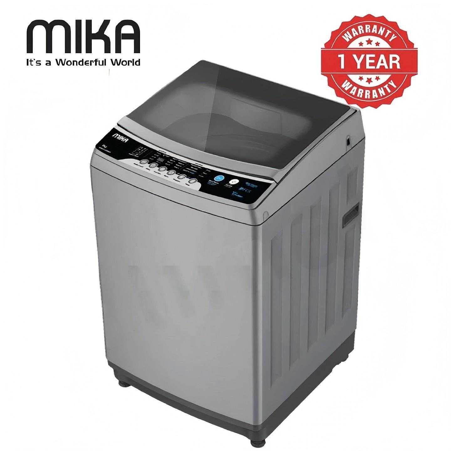 MIKA Washing Machine, 10Kg, Top Load, Dark Silver MWATL3510DS